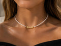 Custom Pearl Name Necklace
