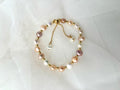 Genuine Natural Freshwater 3 Color Pearl Bracelet