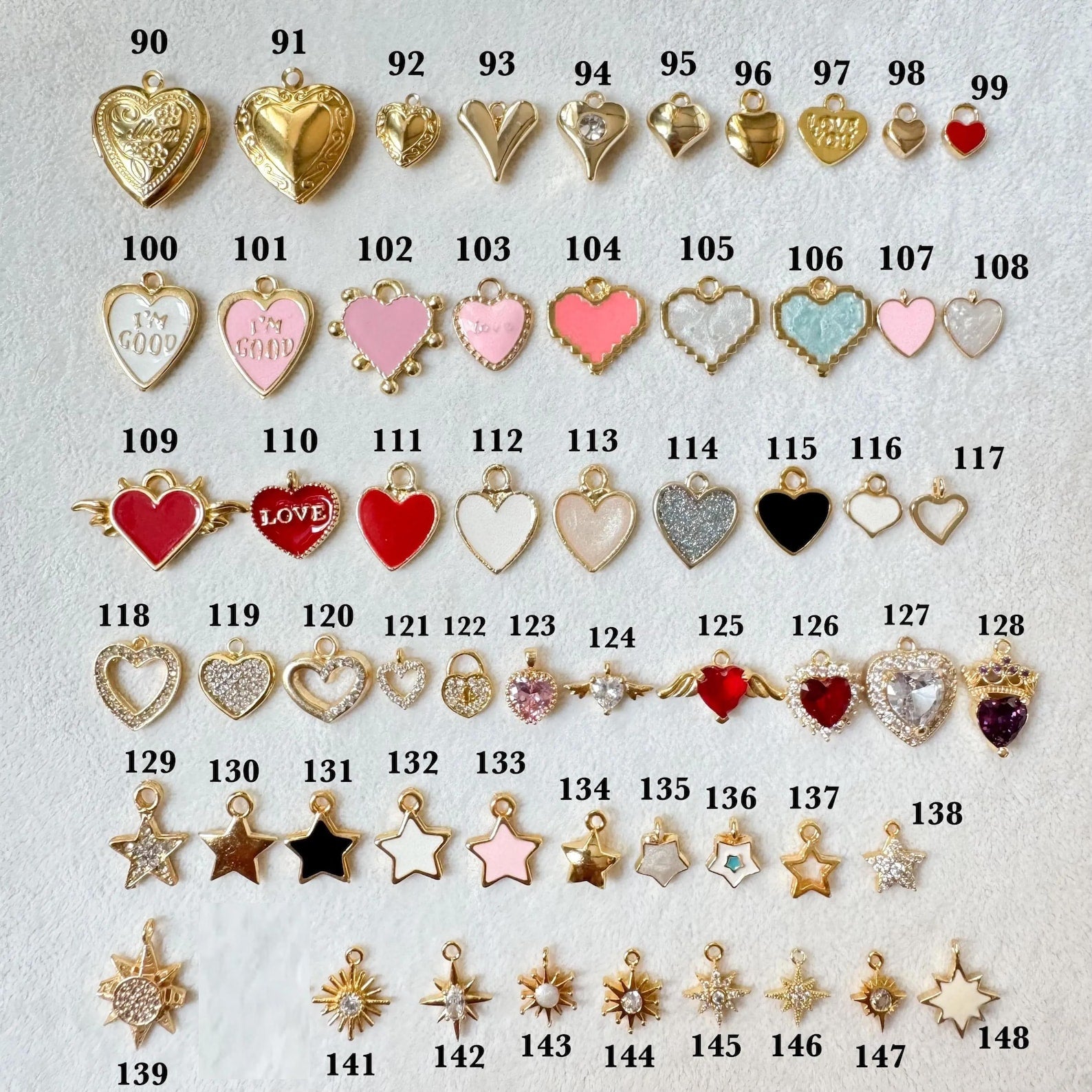 Build Your Own Custom Charm Necklace for Women, Gold Multi Charm Necklace, Vintage Chunky Necklace