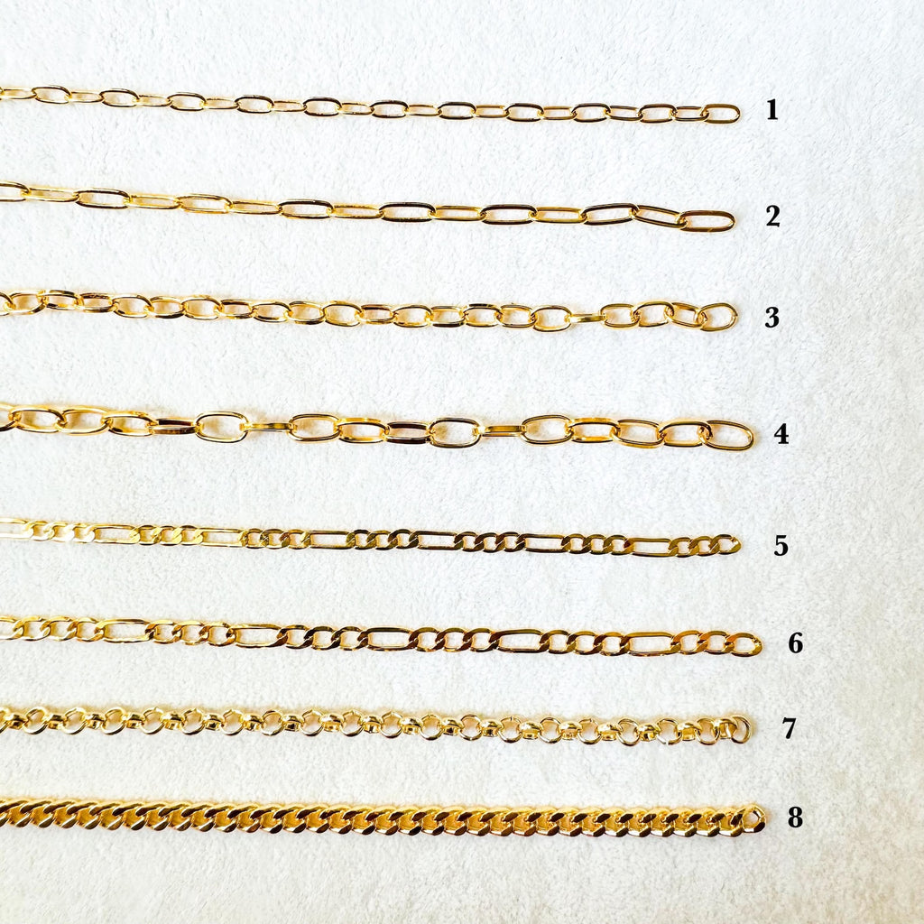 Build Your Own Custom Charm Necklace for Women, Gold Multi Charm Necklace, Vintage Chunky Necklace