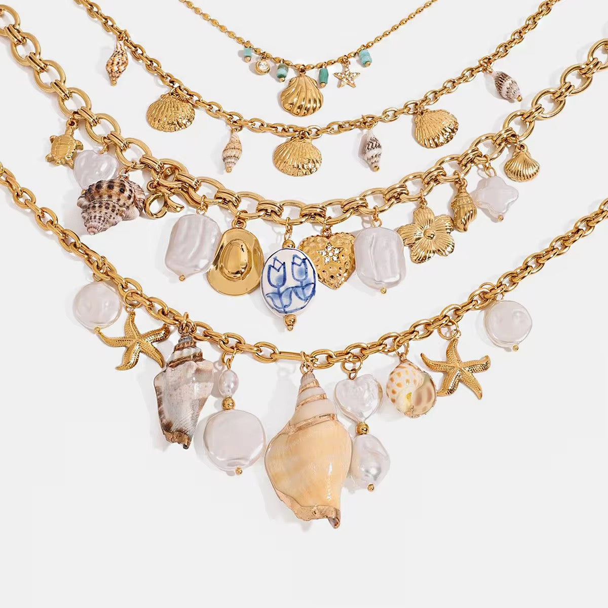 Ocean Charm Necklace