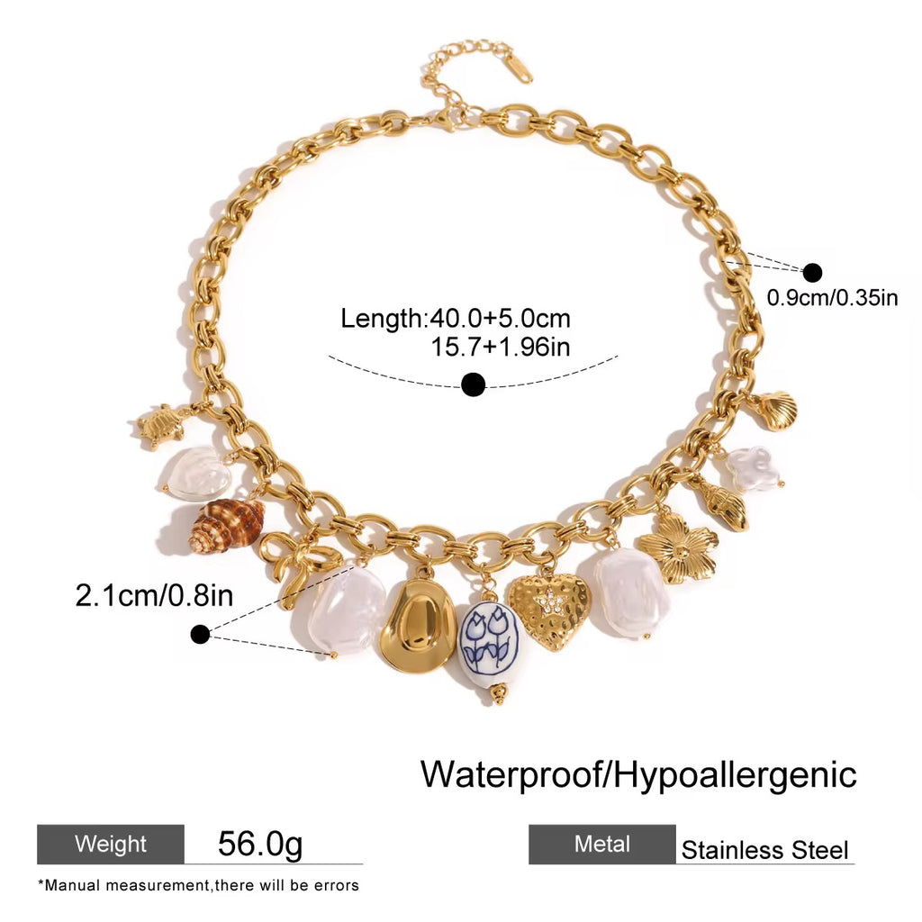 Ocean Charm Necklace