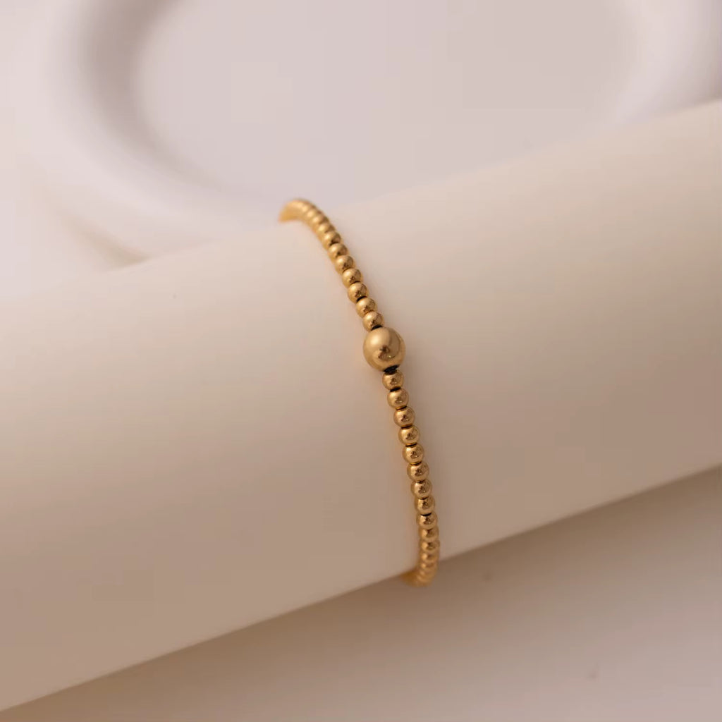 Round Ball Beads Freshwater Pearl Bracelet