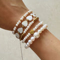 Pearl Hearts Bracelet Set